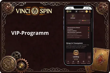 Vinci spin VIP-Programm